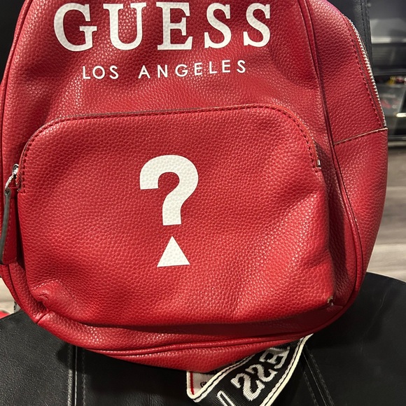 GUESS Bold Red Backpack - Picture 4 of 16